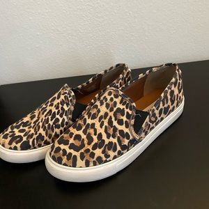 Steve Madden Cheetah Slip On Womens 6.5